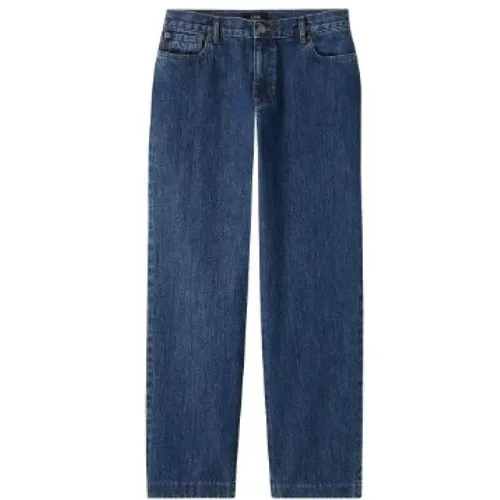 High Rise Sailor Jeans Indigo Washed , female, Sizes: W25, W28, W27, W26, W29 - A.p.c. - Modalova