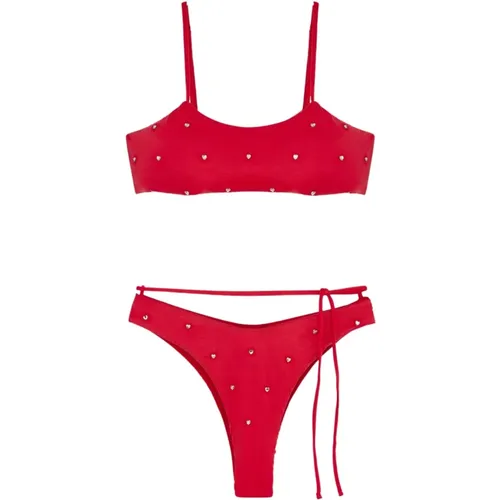 Bikini TOP UND Slip Americano FIX Lovers Line - F**k - Modalova