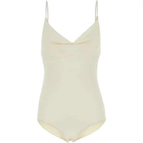 Ivory Stretch Nylon Swimsuit , Damen, Größe: S - Magda Butrym - Modalova