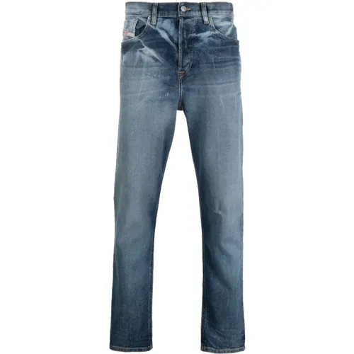 Casual Straight Cotton Elastane Jeans , male, Sizes: W31 L32, W30 L32 - Diesel - Modalova