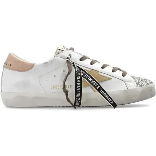 Glitter Star Sneakers , female, Sizes: 4 UK, 5 UK - Golden Goose - Modalova
