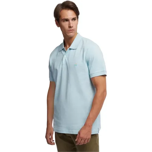 Slim-Fit-Kurzärmel--Polo-Hemd , Herren, Größe: L - Brooks Brothers - Modalova