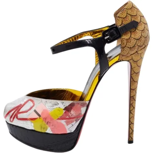Pre-owned Plastic heels , female, Sizes: 7 UK - Christian Louboutin Pre-owned - Modalova