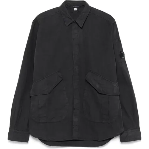 Stylisches Overshirt für Männer , Herren, Größe: L - C.P. Company - Modalova