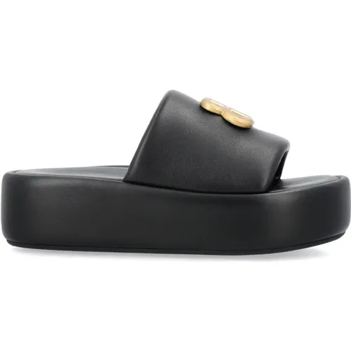 Closed Slide Sandals , female, Sizes: 4 UK, 3 UK - Balenciaga - Modalova