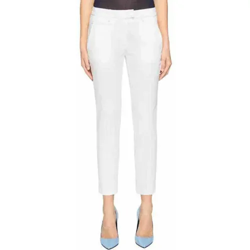 Slim-fit Cropped Chino Hose , Damen, Größe: W25 - Dondup - Modalova