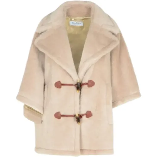 Teddy Fabric Cape Jacket - Max Mara - Modalova