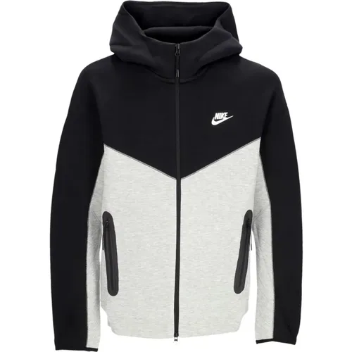 Tech Fleece Zip Hoodie Grau , Herren, Größe: XL - Nike - Modalova