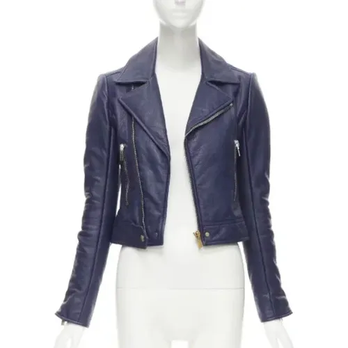 Pre-owned Leather outerwear , female, Sizes: 2XS - Balenciaga Vintage - Modalova