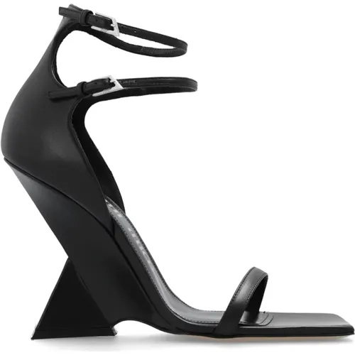 ‘Grace’ wedge sandals , female, Sizes: 5 1/2 UK, 4 UK, 6 UK, 3 1/2 UK, 5 UK, 3 UK - The Attico - Modalova