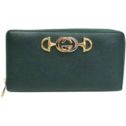 Pre-owned Leather wallets , female, Sizes: ONE SIZE - Gucci Vintage - Modalova