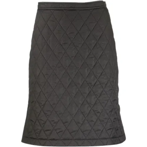 Diamond Quilted A-line Skirt , female, Sizes: 3XS, 2XS - Burberry - Modalova