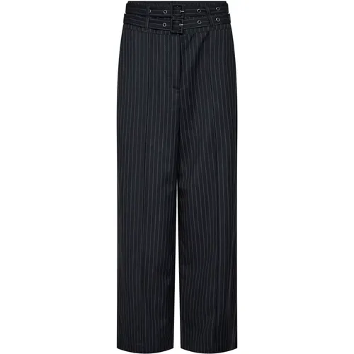 Bluecc Pin Pant Hose Navy , Damen, Größe: M - Co'Couture - Modalova