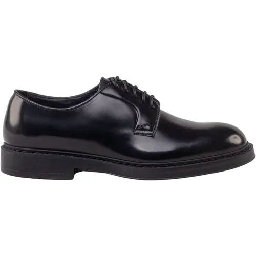 Brushed leather Derby lace-up shoes , male, Sizes: 9 UK, 5 UK, 6 UK - Doucal's - Modalova