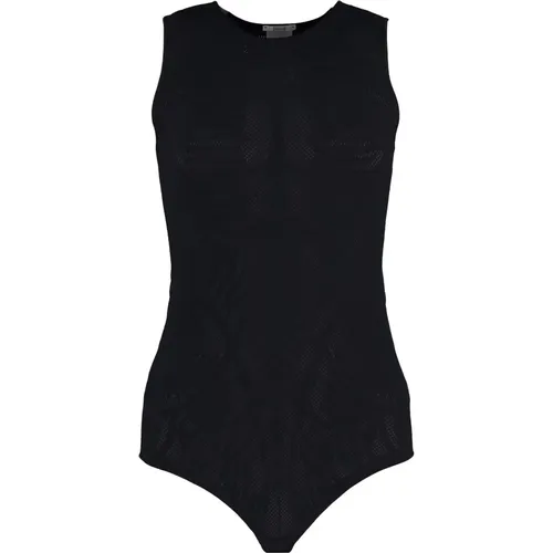 Perforierter Bodysuit , Damen, Größe: L - Wolford - Modalova