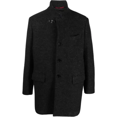 Grey Coats for Women , male, Sizes: 2XL - Fay - Modalova