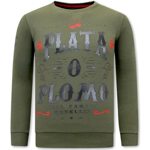 Sweatshirts , male, Sizes: XL, S, 2XL, M, L - Local Fanatic - Modalova