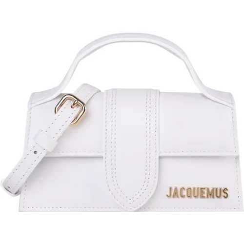 Leather Shoulder Bag with Card Slot , female, Sizes: ONE SIZE - Jacquemus - Modalova