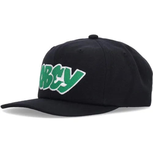 Klassische Snapback Kappe Schwarz - Obey - Modalova