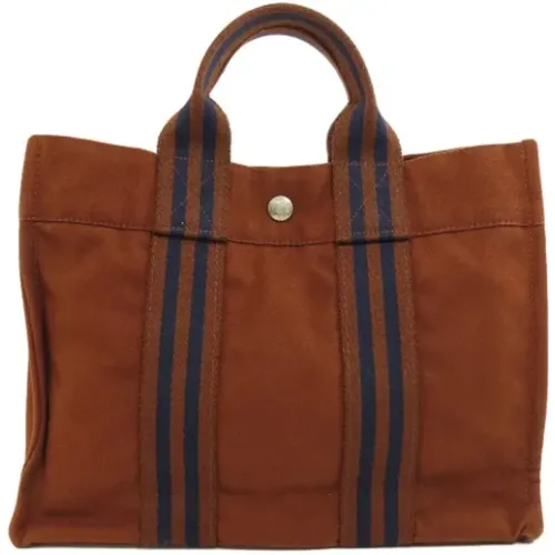 Pre-owned Canvas totes , female, Sizes: ONE SIZE - Hermès Vintage - Modalova