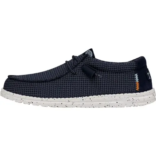 Sportliche Mesh Mokassin Schuhkollektion , Herren, Größe: 43 EU - Hey Dude - Modalova