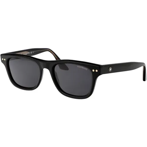 Stylish Sunglasses Mb0254S , male, Sizes: 53 MM - Montblanc - Modalova