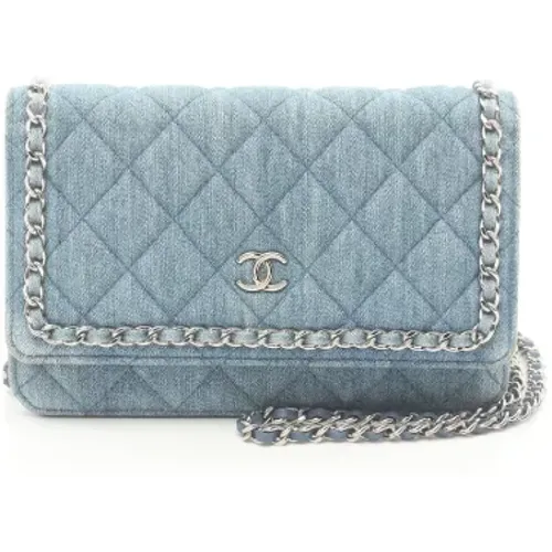 Pre-owned Denim wallets , female, Sizes: ONE SIZE - Chanel Vintage - Modalova