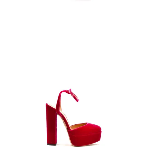 Womens Shoes Pumps Fuchsia Ss23 , female, Sizes: 3 UK, 6 UK, 4 UK, 5 UK - Aquazzura - Modalova