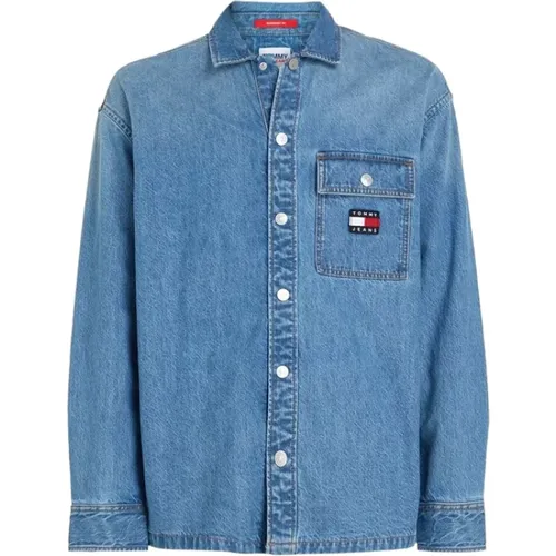 Stylish Jacket , male, Sizes: M, S, L - Tommy Jeans - Modalova