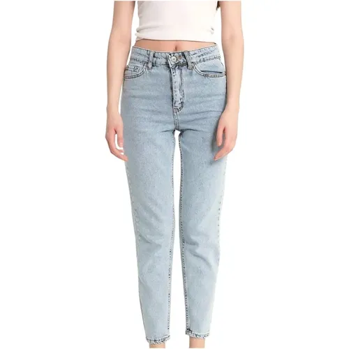 Basic Jeans High Waist - D83607 , female, Sizes: W30, W28, W26, W25, W32 - catwalk - Modalova