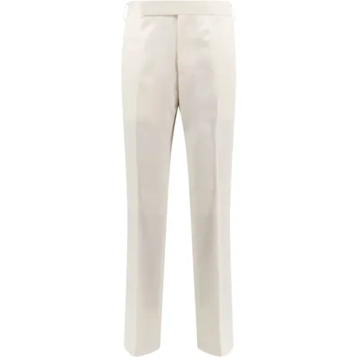 Trousers with Zip and Metal Hooks , male, Sizes: L, M - Lardini - Modalova