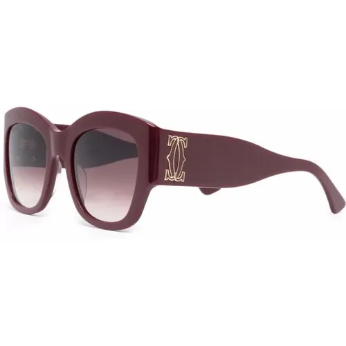 Sunglasses for Everyday Use , female, Sizes: 52 MM - Cartier - Modalova