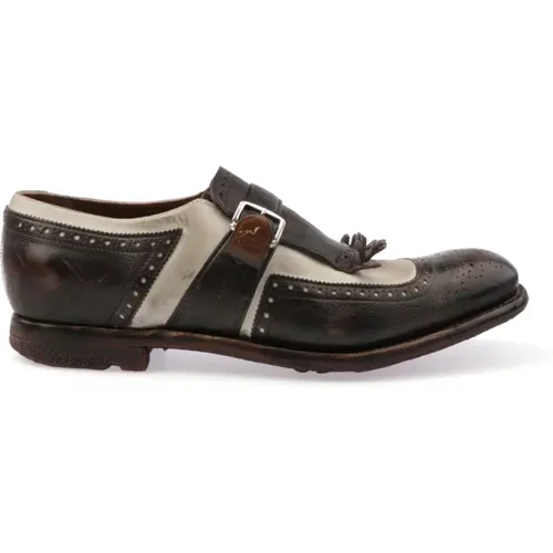 Ebony Lace-up Shoe , male, Sizes: 6 1/2 UK, 8 UK - Church's - Modalova