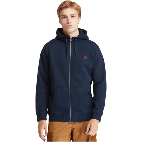 Zip Hoodie , Herren, Größe: M - Timberland - Modalova