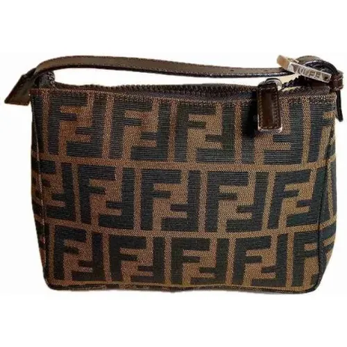 Pre-owned Canvas handbags , female, Sizes: ONE SIZE - Fendi Vintage - Modalova