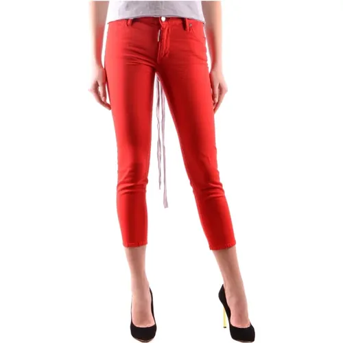 Stylische Cropped Jeans für Frauen , Damen, Größe: S - Dsquared2 - Modalova