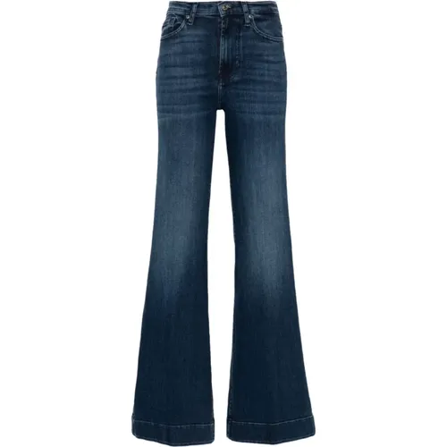 Modern Dojo Soho High Rise Flared Jeans , female, Sizes: W24 - 7 For All Mankind - Modalova