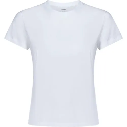 Denim T-shirts and Polos , female, Sizes: S - Frame - Modalova
