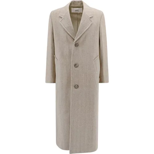 Wool Cashmere Jacket , male, Sizes: L, 2XL - Ami Paris - Modalova