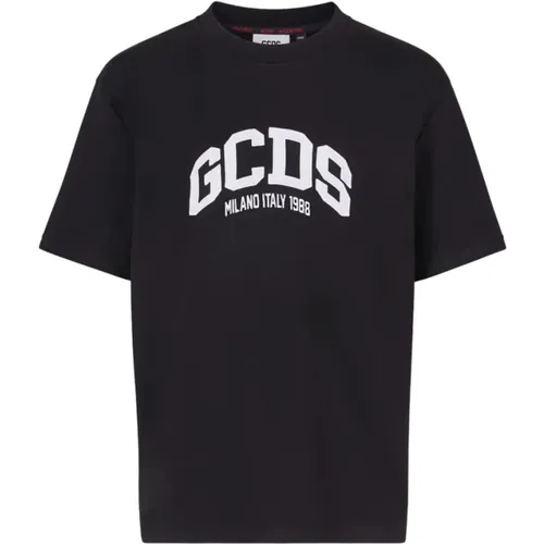 Einfaches und auffälliges T-Shirt mit kurzen Ärmeln , Herren, Größe: XS - Gcds - Modalova