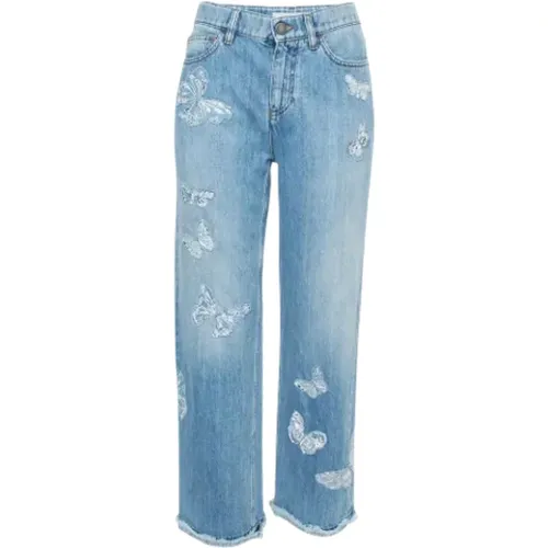 Pre-owned Cotton jeans , female, Sizes: M - Valentino Vintage - Modalova