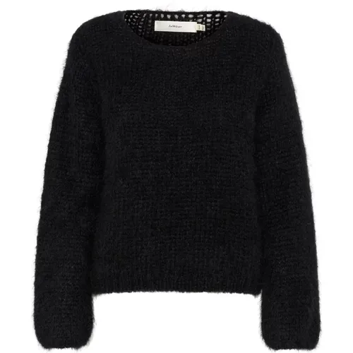 Schwarzer Strickpullover Jetraiw Stil , Damen, Größe: S/M - InWear - Modalova