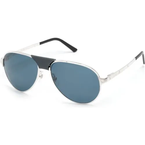 Ct0034S 016 Sunglasses , male, Sizes: 61 MM - Cartier - Modalova
