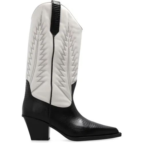 ‘Rosario’ leather cowboy boots , female, Sizes: 4 UK - Paris Texas - Modalova