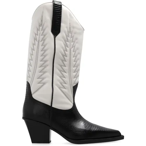 ‘Rosario’ leather cowboy boots , female, Sizes: 4 UK, 7 UK, 5 UK, 6 UK - Paris Texas - Modalova