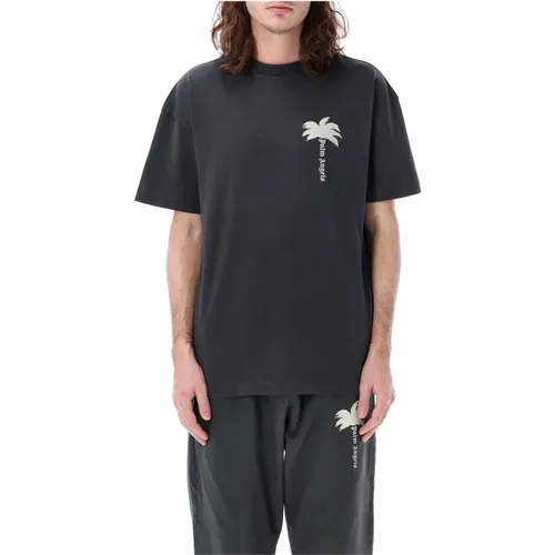 Palm Grafik T-Shirt , Herren, Größe: M - Palm Angels - Modalova