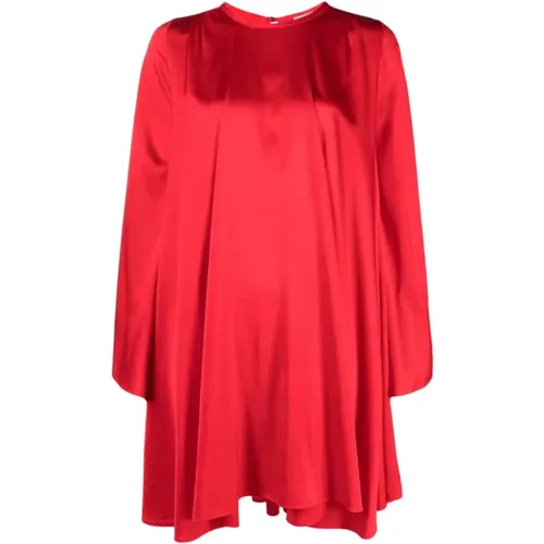 Rotes Mini Kleid , Damen, Größe: S - Forte Forte - Modalova