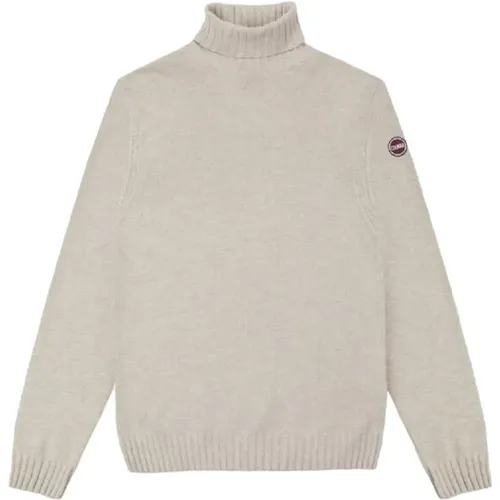 Grauer Cashmere-Mix Rollkragenpullover , Herren, Größe: XL - Colmar - Modalova