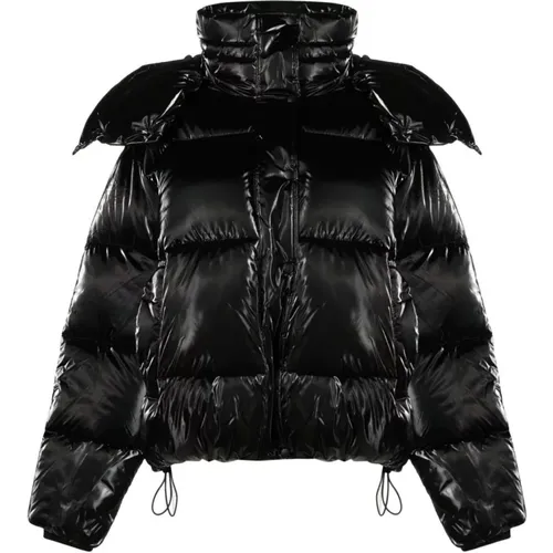 High filled wide puffer jacket , female, Sizes: S, M, L - Calvin Klein Jeans - Modalova