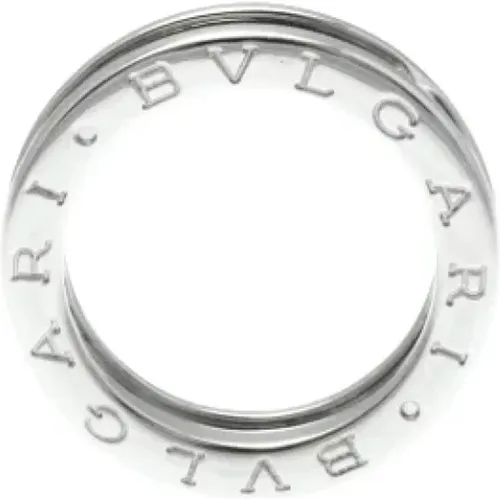 Pre-owned White Gold rings , female, Sizes: ONE SIZE - Bvlgari Vintage - Modalova